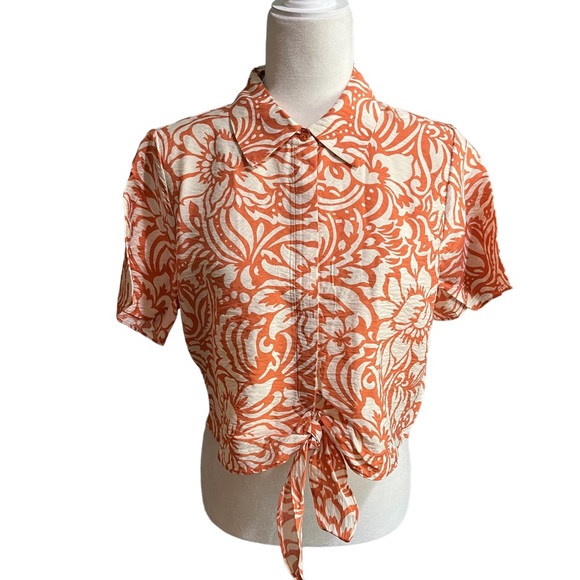 🆕 Joie floral prairie core, cottage core, coastal core short sleeve … - Picture 2 of 10